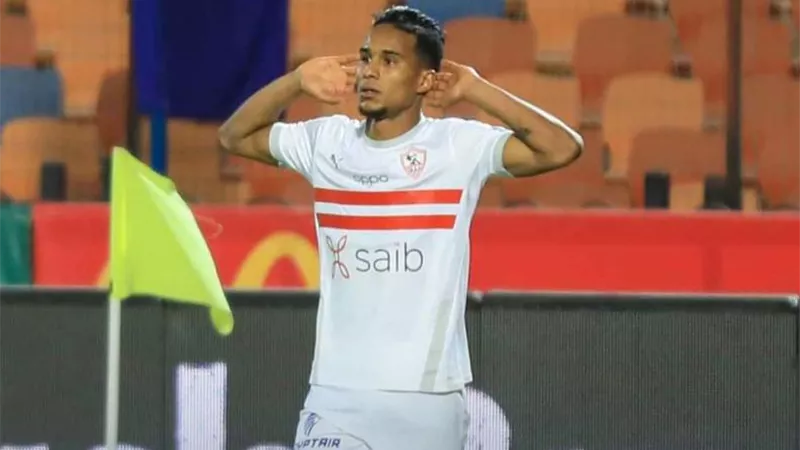 الجزيري يحرز هدف تقليص الفارق للزمالك أمام نهضة بركان في نهائي الكونفدرالية