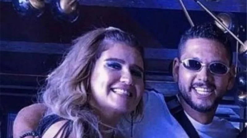 هنا شيحة تحتفل بالعام الجديد مع محمود شاهين