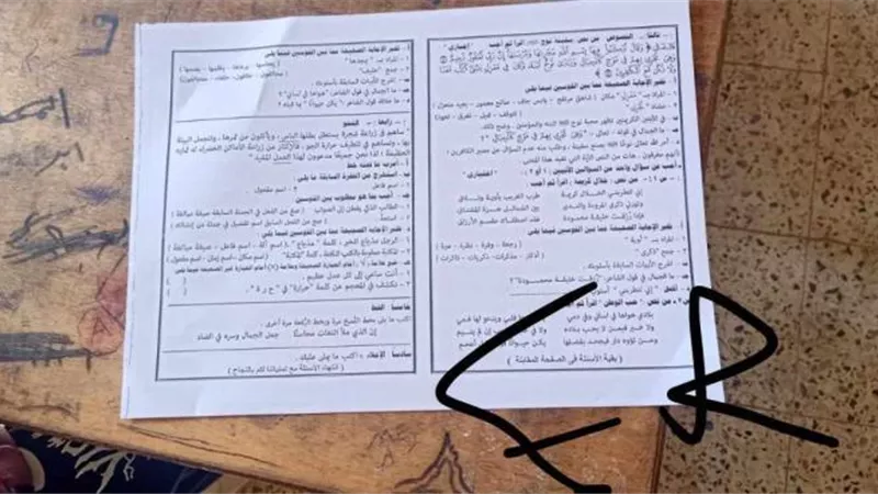 مراد كلمة «يعي» ومضاد «تبديان» ومراد «أوبة».. تعجيزات امتحان اللغة العربية لـ الشهادة الإعدادية 2024 بالقاهرة