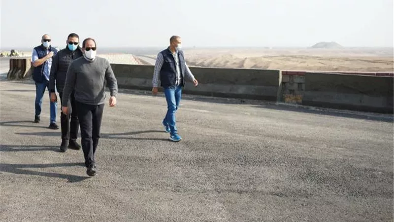 بالصور..أول جولة تفقدية للرئيس السيسي في 2021