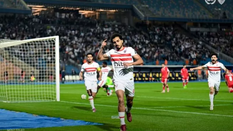نهائي الكونفدرالية: أحمد حمدي يحرز الهدف الأول للزمالك ضد نهضة بركان في الدقيقة 23