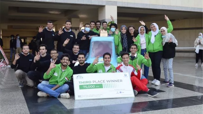 فوز فريق من جامعة زويل بالمركز الثالث على مستوى الجمهورية في نهائيات رالي القاهرة الثالث للسيارات الكهربائية