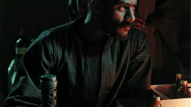 شاهد.. محمد رمضان بالجلباب الصعيدي من كواليس ”موسي”