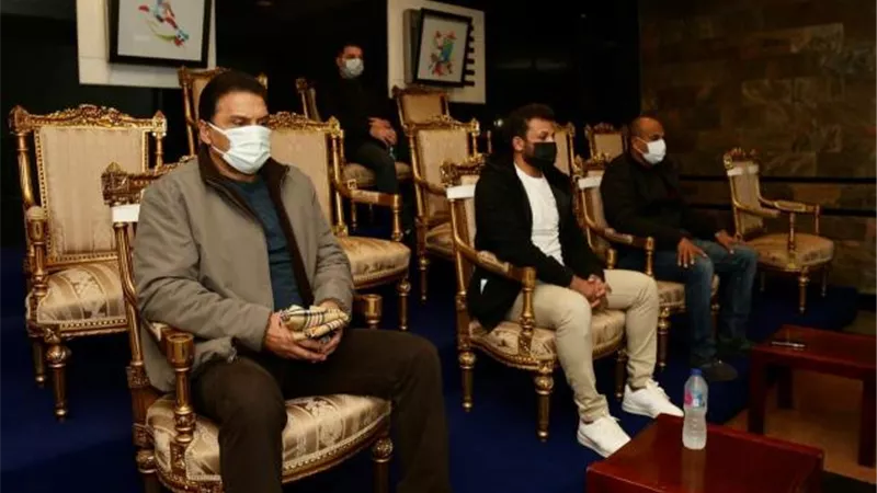 جهاز المنتخب يتابع مباراة بيراميدز والاتحاد الليبي
