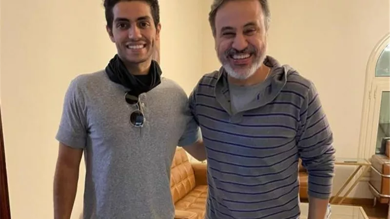 نورت مصر.. مينا مسعود برفقة إيهاب فهمي في أحدث ظهور