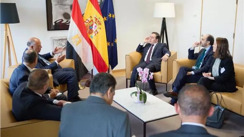 مباحثات وزير الخارجية ونظيره الإسباني.. مصر تُطالب بتحرك دولي لوقف مجازر إسرائيل في رفح