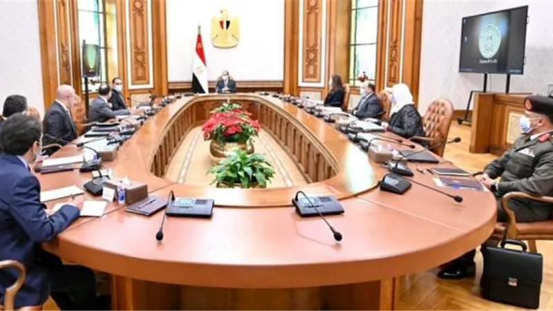 الرئيس يوجه مجلس الوزراء بضرورة التواصل مع أهالى١٥٠٠ قرية الجاري تطويرها على مستوى الجمهورية