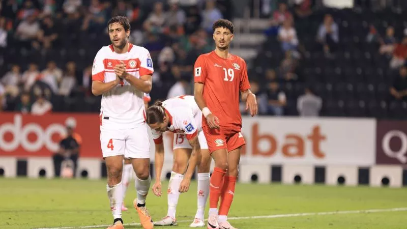 عاجل.. إصابة وسام أبو علي مع منتخب فلسطين أمام لبنان