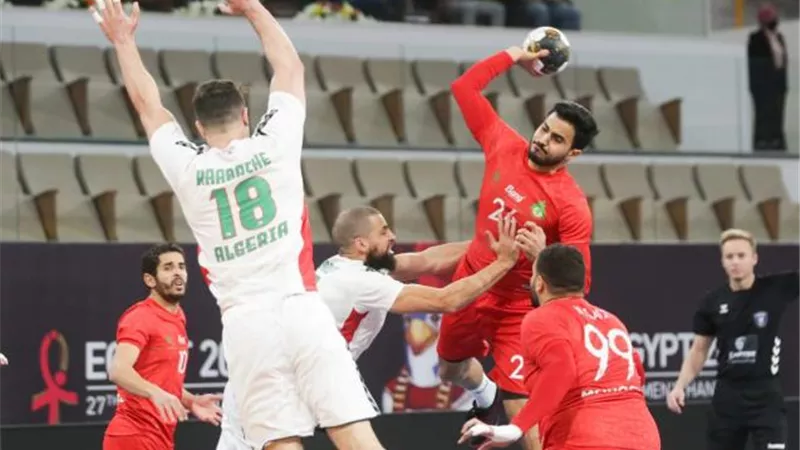 المغرب يهزم  الجزائر 15\8 في الشوط الأول من مونديال اليد