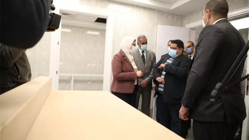 زايد تتفقد المركز القومى للترصد للأمراض المعدية بإمبابة