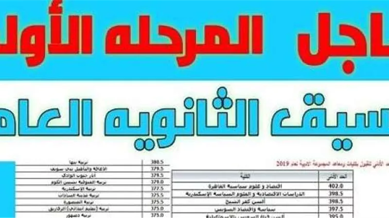 ظهرت الآن.. نتيجة تنسيق الثانوية العامة 2024 بالقاهرة والجيزة والمحافظات الأخرى
