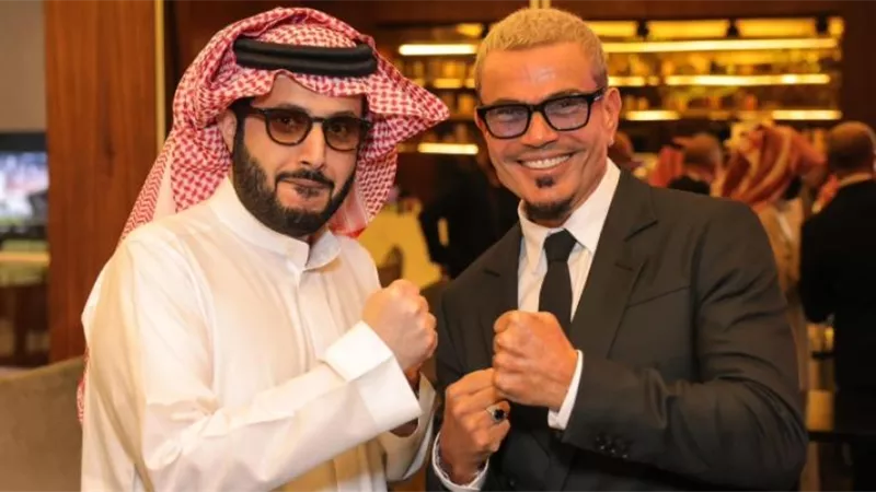 تركي آل الشيخ يعلن عن مشروع سينمائي جديد يجمع عمرودياب ونانسي عجرم