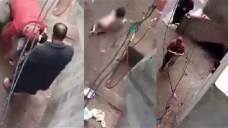 التفاصيل الكاملة لواقعة حرق أب طفلته الرضيعة وتجريدها من ملابسها فى الشارع
