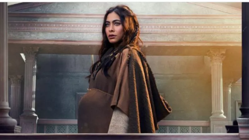 هاجر أحمد تروج لفيلم ”أهل الكهف”