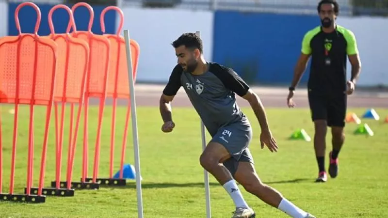 تدريبات تأهيلية لثلاثي الفريق في تدريبات الزمالك
