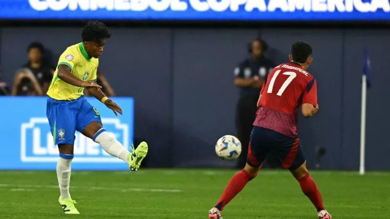 إندريك فيليبي يدخل التاريخ بعد مشاركته مع منتخب البرازيل أمام كوستاريكا في كوبا أمريكا 2024