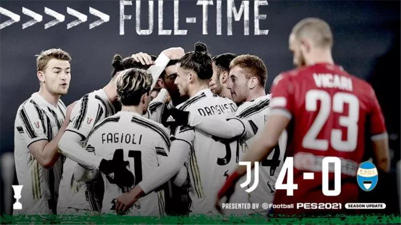 يوفنتوس بضرب سبال برباعية ويضرب موعدًا مع الإنتر في نصف نهائي كأس إيطاليا