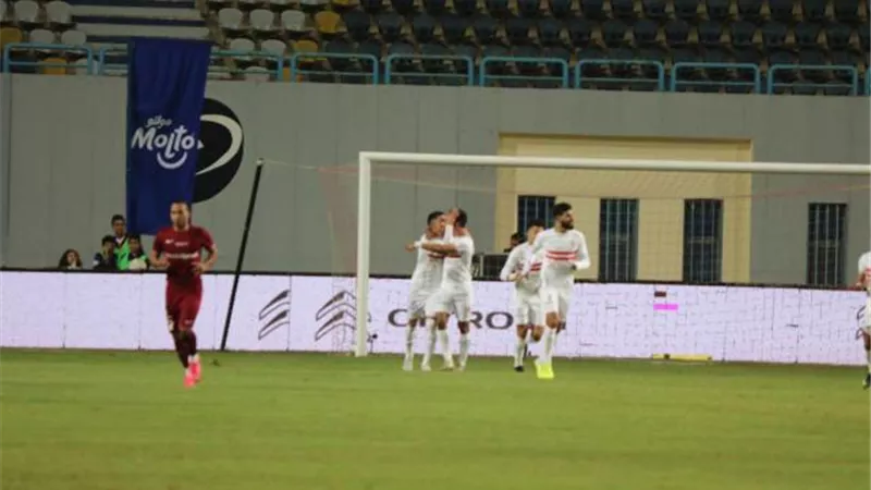 الزمالك والمقاصة.. بن شرقي يسجل الثالث للزمالك