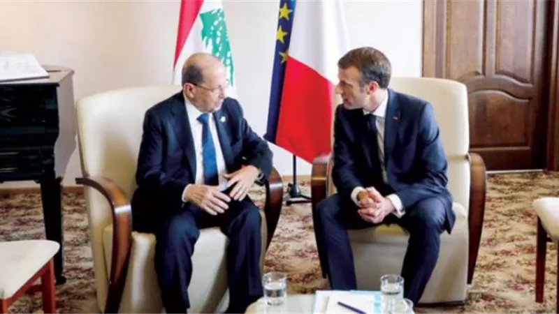 تصريحات خطيرة لـ ماكرون وعون بشأن الأوضاع المشتعلة فى لبنان