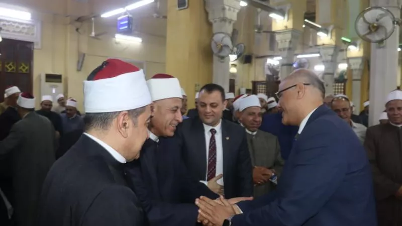 محافظ القليوبية يشهد احتفال العام الهجري الجديد 1446هـ بمسجد ناصر في بنها