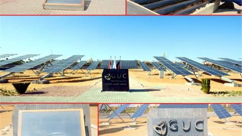 بالصور .. طالب بهندسة الألمانية بالقاهرة يقدم مشروع تخرج سخان شمسي مدمج منخفض التكلفة