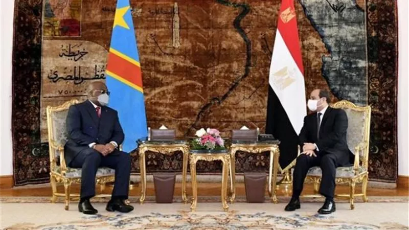 تحدث عن سد النهضة والإرهاب .. ننشر نص كلمة الرئيس السيسي فى المؤتمر المشترك مع نظيره الكونغولي