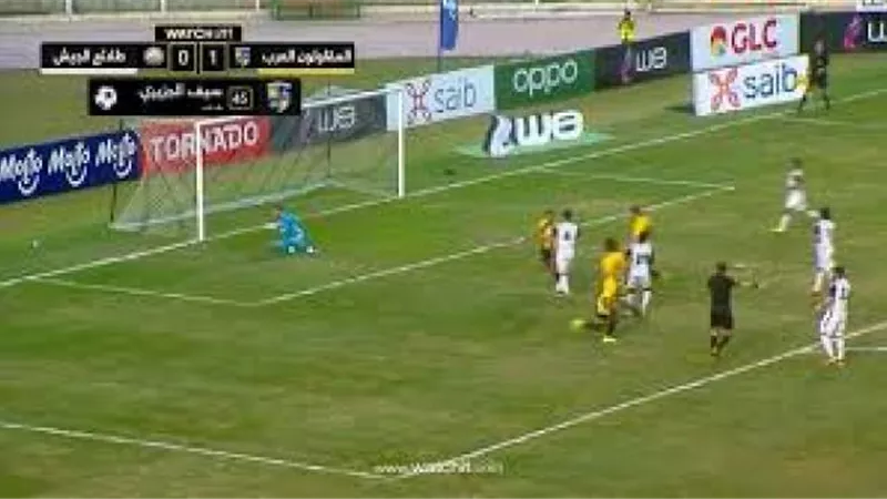المقاولون يتعادل إيجابيًا في الشوط الاول أمام طلائع الجيش