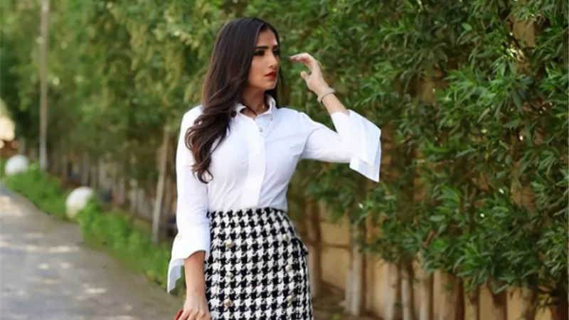 مي عمر من كواليس مسلسل ”لؤلؤ” في أحدث ظهور لها