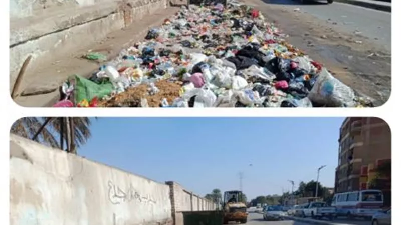 محافظ الجيزة: رفع ما يقرب من 350 ألف طن مخلفات وقمامة خلال شهر يناير