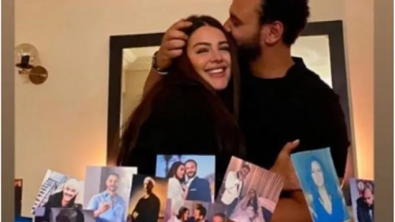 هنادي مهنى تشارك جمهورها بصور رومانسية مع زوجها