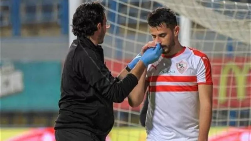 طبيب الزمالك يطمئن على حالة اللاعبين المصابين في القاهرة