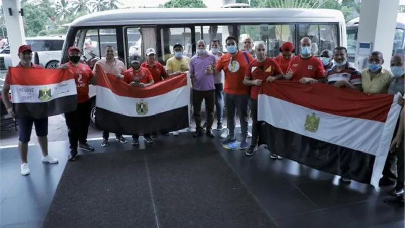 الجالية المصرية في تنزانيا تؤازر الأهلي