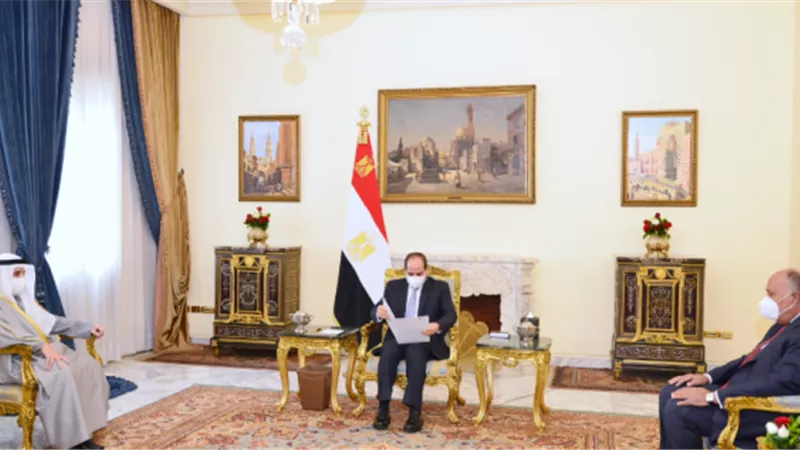 عاجل..  تفاصيل الرسالة التي تسلمها السيسي من أمير الكويت ؟