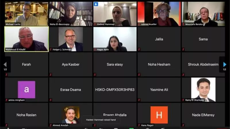 الجامعة الألمانية بالقاهرة تدعو العلماء و الباحثين إلى تضافر الجهود لتجاوز الأثار الناجمة في مرحلة ما بعد جائحة كورنا
