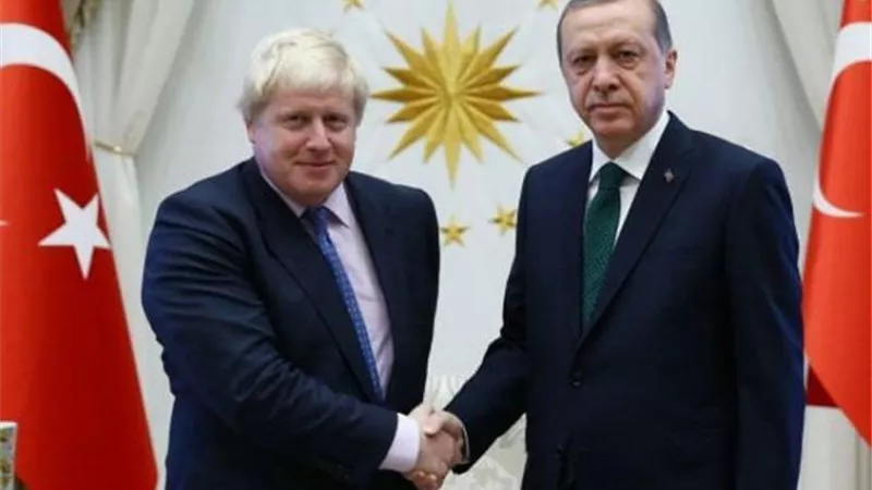 أردوغان يُدلي بتصريحات خطيرة لـ جونسون عن القضية القبرصية