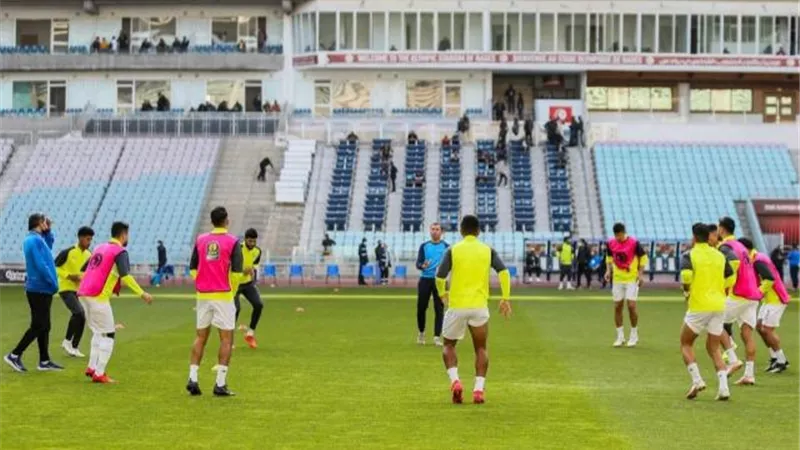 تقسيم لاعبي الزمالك لمجموعات خلال المران