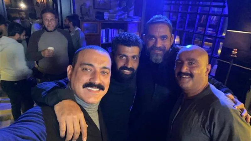 الحبايب.. دياب برفقة أحمد السقا وأمير كرارة من كواليس ”نسل الأغراب”