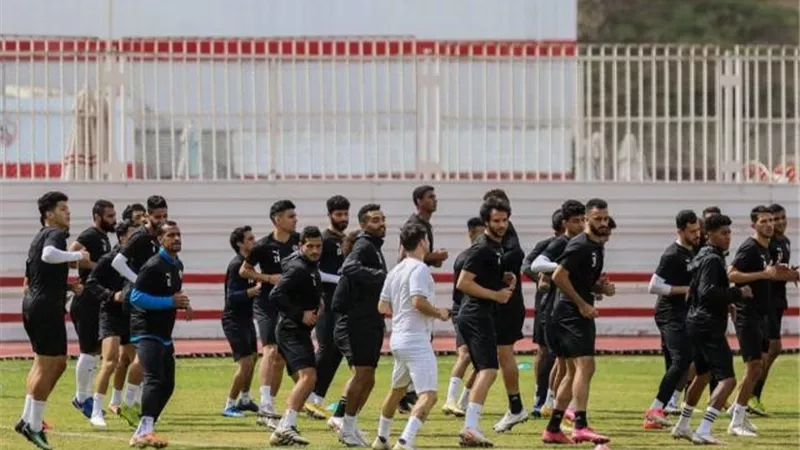 كارتيرون يرفع المعدل البدني للاعبي الزمالك قبل مواجهة مولودية الجزائر