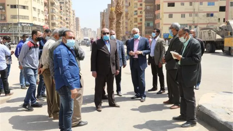 إزالة كافة التعديات على خط التنظيم.. توجيهات مشددة من محافظ الجيزة بشأن محاور خاتم المرسلين والزمر وترسا