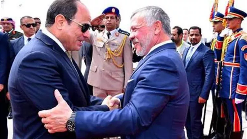عاجل.. الرئيس السيسي يطمئن علي الأوضاع في الأردن ويوجه رسالة للملك
