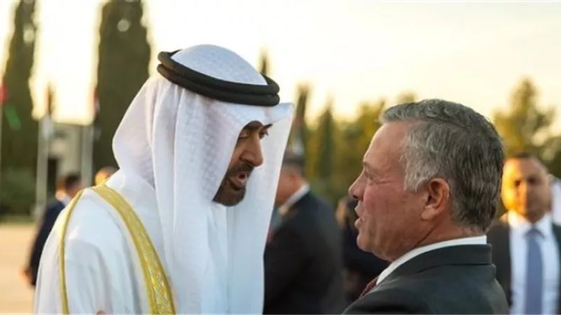 تعرف على رسالة ولي عهد أبوظبي لملك الأردن فى مئوية تأسيس المملكة