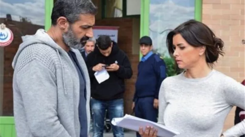 شاهد.. أحدث ظهور لـ نور من كواليس ”ضل راجل” برفقة ياسر جلال