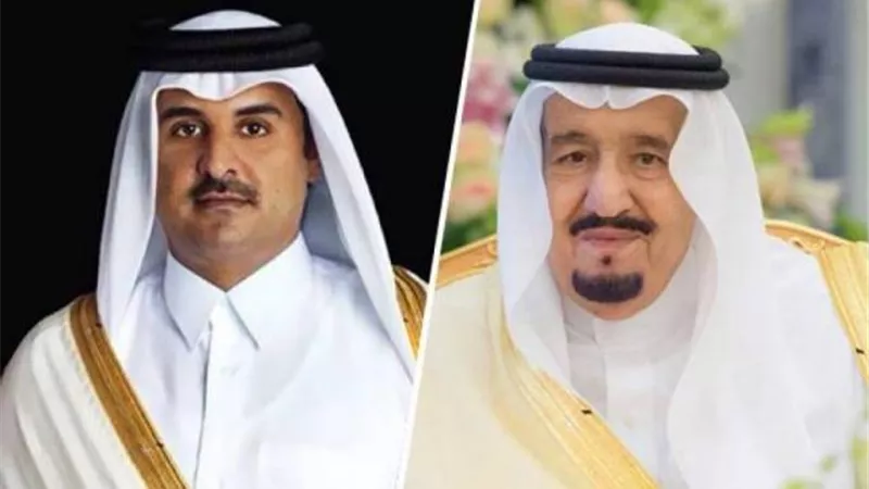ماذا دار فى الاتصال الهاتفي بين الملك سلمان وأمير قطر؟