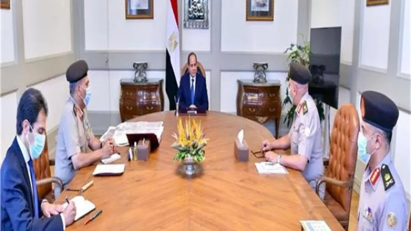 بالتفاصيل.. السيسى يبحث الموقف التنفيذى للأعمال الإنشائية بالعاصمة الإدارية