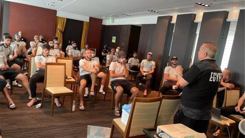 المنتخب الأولمبي يختتم تدريباته اليوم استعدادًا لمواجهة إسبانيا
