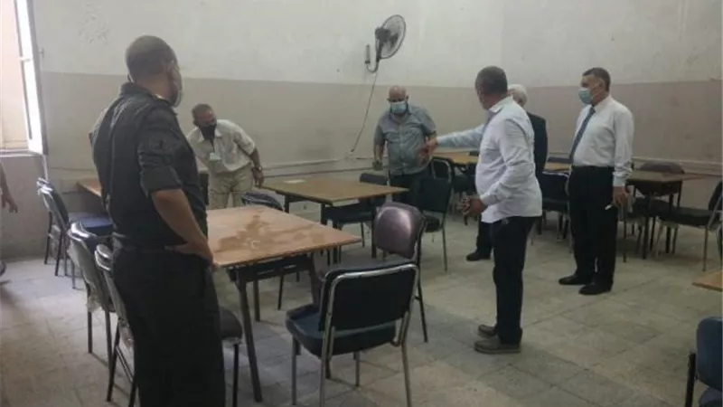 بالصور.. حجازي يتفقد لجان تقدير الدرجات بالسعدية