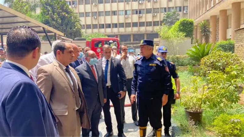 الحماية المدنية تسيطر علي حريق محدود في وزارة التنمية المحلية