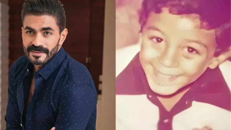 ”الرحلة كانت صعبة”.. خالد سليم يشارك جمهوره بصورة من طفولته