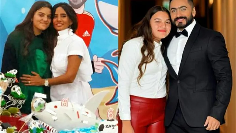 ”مشكلتها بتحب تامر حسني أكتر مني”.. زينة تحتفل بعيد ميلاد نجلة شقيقتها