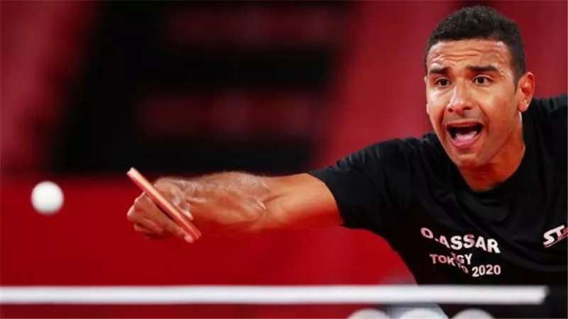 عمر عصر يتأهل لدور الـ8  فردي الرجال لتنس الطاولة بأولمبياد طوكيو